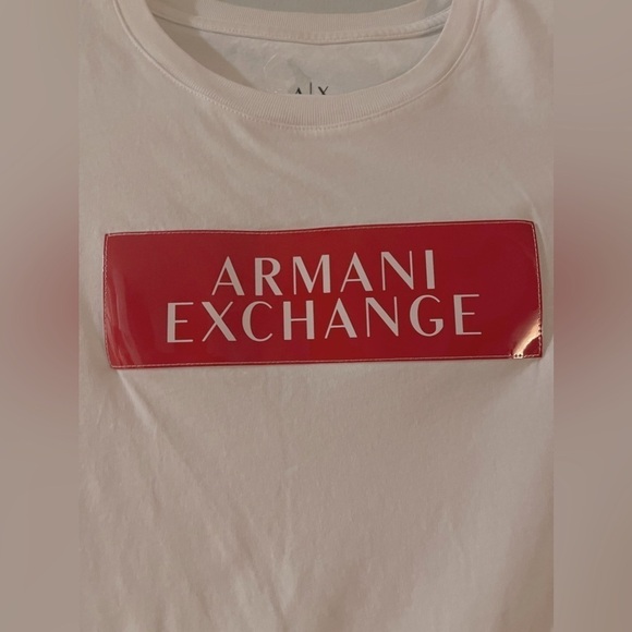 🍋 Armani Exchange Embossed Tee Supreme inspired size XS - Picture 2 of 5